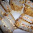 レンコンの海鮮はさみ揚げ