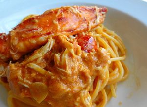 タラバ蟹で・うふふ♪のトマトパスタ★-レシピのメイン写真