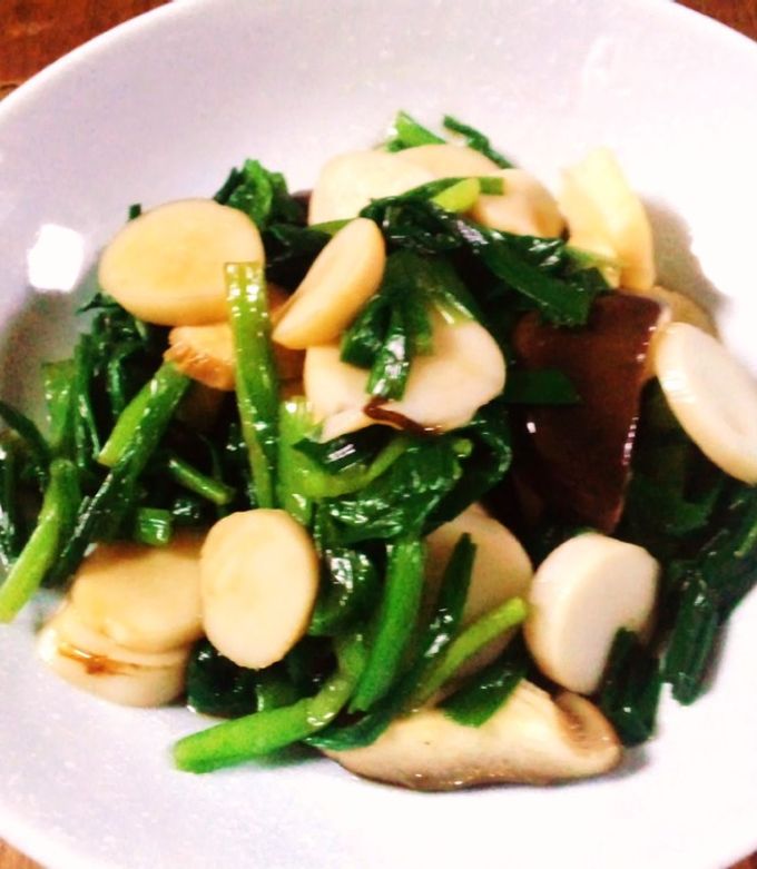 簡単☆レンチンで♪エリンギ韮ポン酢和え by そのこッッ