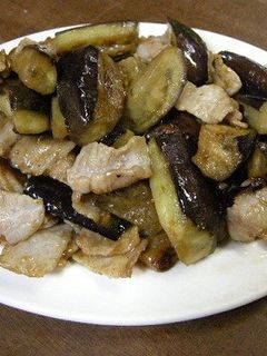なすと豚バラ肉のゴマソース炒め♬ウマイ!-レシピのメイン写真