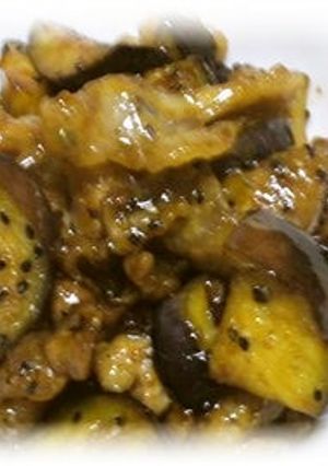 ナスと豚肉の甘辛炒め。-レシピのメイン写真