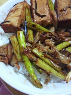 しゃきしゃき厚揚げキムチ丼-レシピのメイン写真