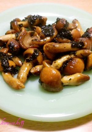 海苔入り〜☆きのこのバター醤油炒め♪-レシピのメイン写真