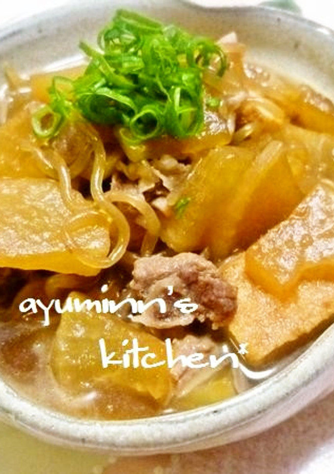 ♡豚肉・大根・糸こん・厚揚げの煮物♡-レシピのメイン写真