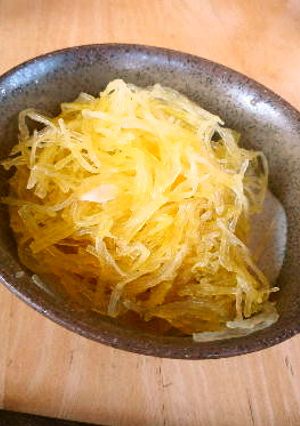 そうめんかぼちゃのポン酢かけ-レシピのメイン写真