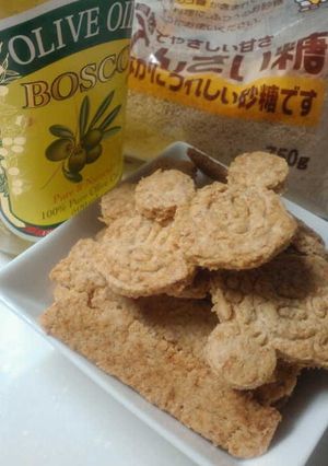 オリーブ油でサックサクココナッツクッキー-レシピのメイン写真