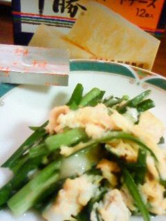 ニラ玉チー炒め-レシピのメイン写真