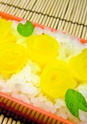 漬けもの薔薇でかわいいお弁当☆-レシピのメイン写真