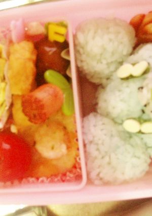 ポケモン☆クマシュンキャラ弁-レシピのメイン写真