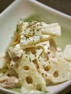 レンコンと大根のツナサラダ-レシピのメイン写真
