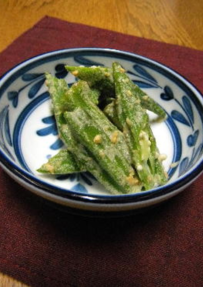 オクラの胡麻マヨ和え-レシピのメイン写真