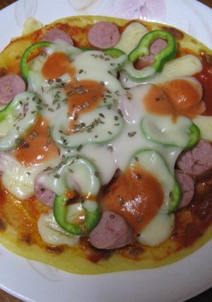 家のピザ風-レシピのメイン写真