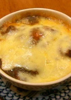 残ったカレーで作るナスの焼きカレー-レシピのメイン写真