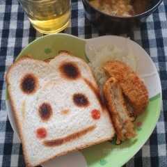 超簡単♪パンでパンダ-レシピのメイン写真