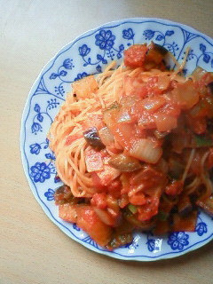 たっぷり食べてね、のラタトゥユパスタ-レシピのメイン写真