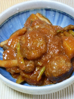 お野菜たっぷりミートボールのトマト煮-レシピのメイン写真