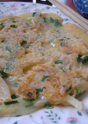 具たっぷり！チーズと豆板醤のチヂミ★゛-レシピのメイン写真