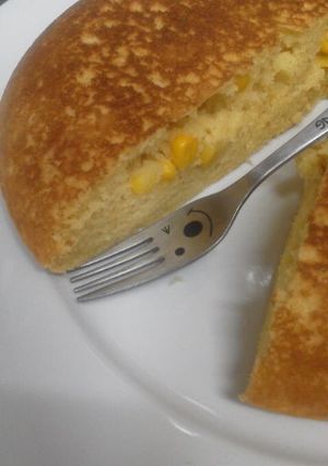 炊飯器でふわふわ☆豆乳とコーンのケーキ-レシピのメイン写真