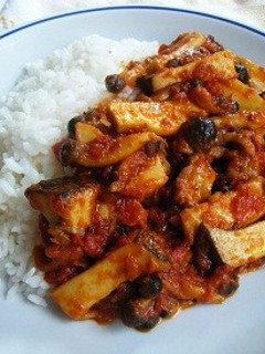 たっぷりトマトのキノコカレー-レシピのメイン写真