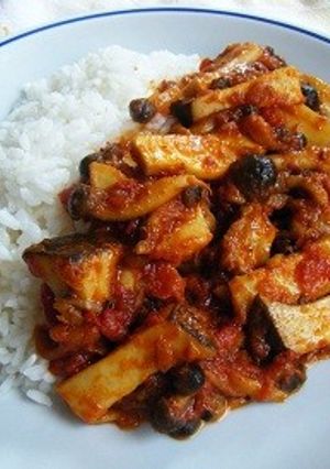 たっぷりトマトのキノコカレー-レシピのメイン写真