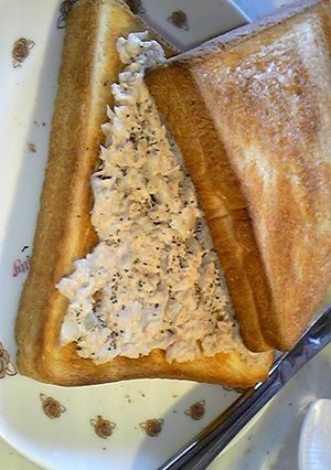 オシャレランチ♪ツナマヨサンドトースト-レシピのメイン写真