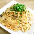 しめじとツナのキムチクリームパスタ