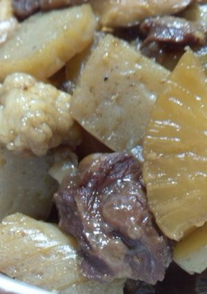 牛すじ煮☆しょうゆ風味-レシピのメイン写真