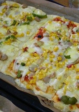 赤と白♪2色のピザ-レシピのメイン写真