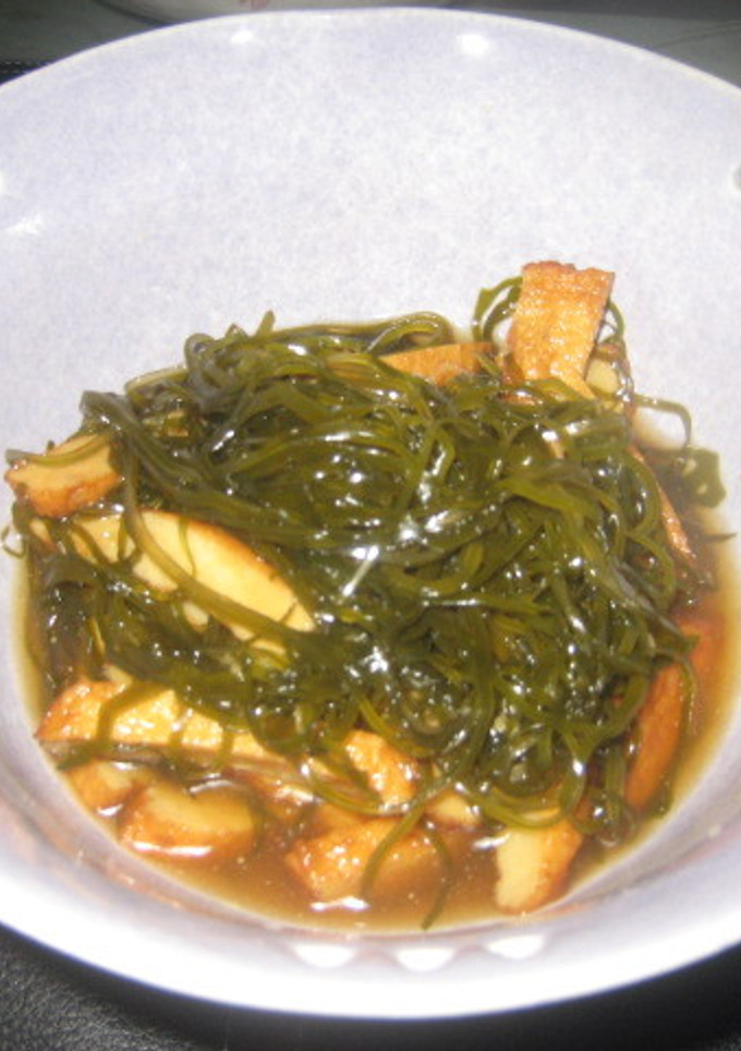 きざみこんぶとさつま揚げのしょうが煮-レシピのメイン写真