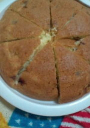 炊飯器deﾊﾞﾅﾅｹｰｷ-レシピのメイン写真