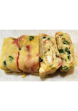 お弁当用かに玉風卵焼き-レシピのメイン写真