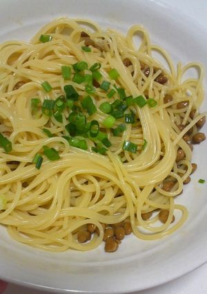 簡単絶品(^o^)納豆パスタ★-レシピのメイン写真