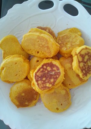 簡単に栄養満点★人参ホットケーキ-レシピのメイン写真