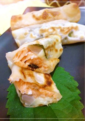 新生姜&鮭チーズロール*カレー昆布風味-レシピのメイン写真