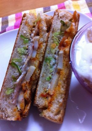 ちくわとベーコンのホットサンド-レシピのメイン写真