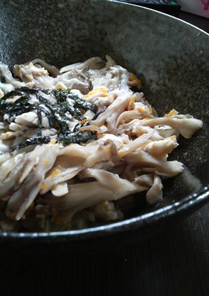 大好きな舞茸だけの☆卵とじ丼-レシピのメイン写真