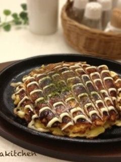 小麦粉で*関西風お好み焼き-レシピのメイン写真