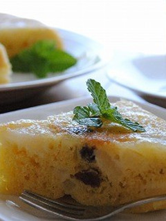 HM×炊飯器で カラメル 梨ケーキ ☆-レシピのメイン写真