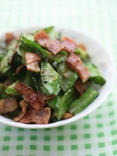 四角豆のベーコンバター炒め-レシピのメイン写真