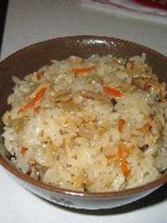 ツヤのあるかしわ飯-レシピのメイン写真