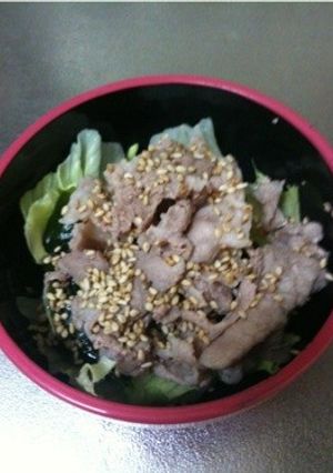 肉ワカメサラダ-レシピのメイン写真