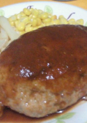 簡単！ふっくらハンバーグ-レシピのメイン写真