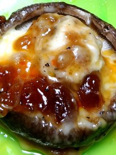 ルクエでシイタケの もろみ味噌チーズ蒸し-レシピのメイン写真