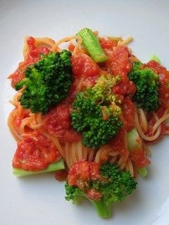 ブロッコリーのトマトパスタ-レシピのメイン写真