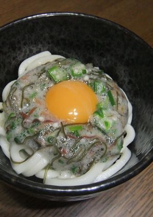 ねばねば冷やしうどん-レシピのメイン写真