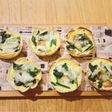 餃子の皮でプチキッシュ♪