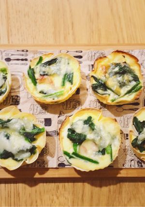 餃子の皮でプチキッシュ♪-レシピのメイン写真