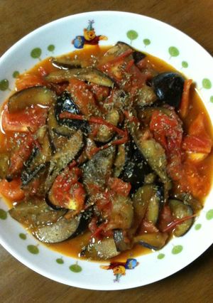 茄子とトマトの味噌ソース炒め-レシピのメイン写真