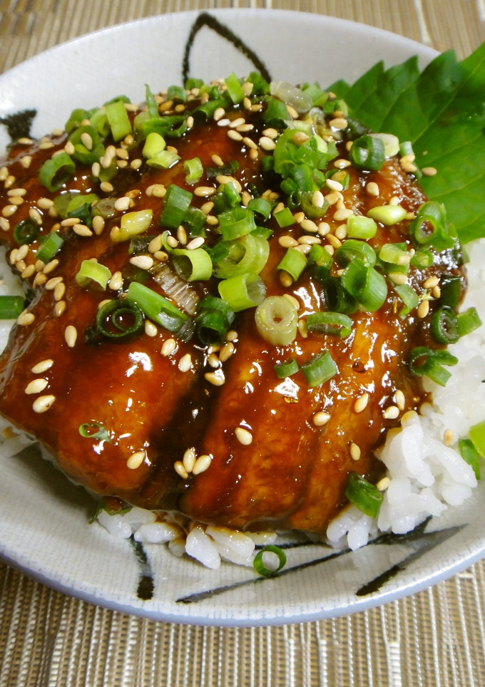 旬のさんまを使った男の蒲焼きのっけ丼-レシピのメイン写真