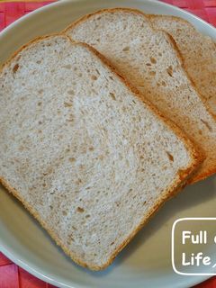 *HB* 全粒粉食パン(早焼き)-レシピのメイン写真